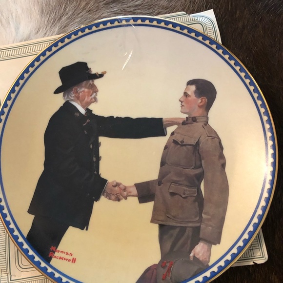 Norman Rockwell Collector Plate Set with certificates - Picture 7 of 9